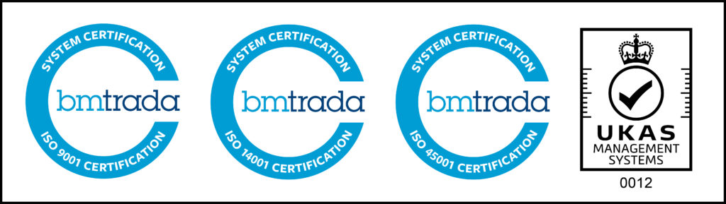 BM Trada - ISO 9001, 14001, 45001 logo